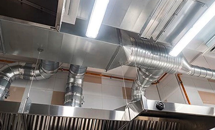 Conduit de restaurant – Installation, entretien et mise en conformité | W-Amiante